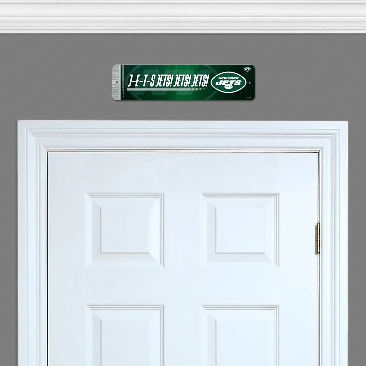 Rico Industries NFL Football Metal Street Sign 4" x 15" Home Décor - Bedroom - Office