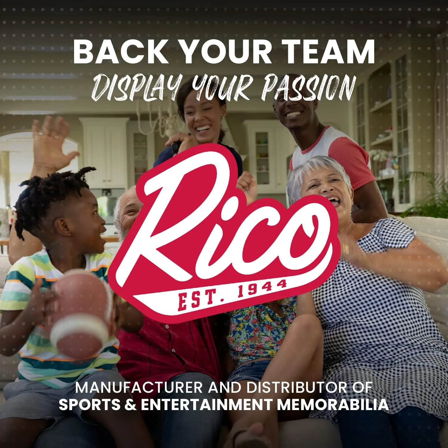 Rico Industries NFL Unisex-Adult Modern