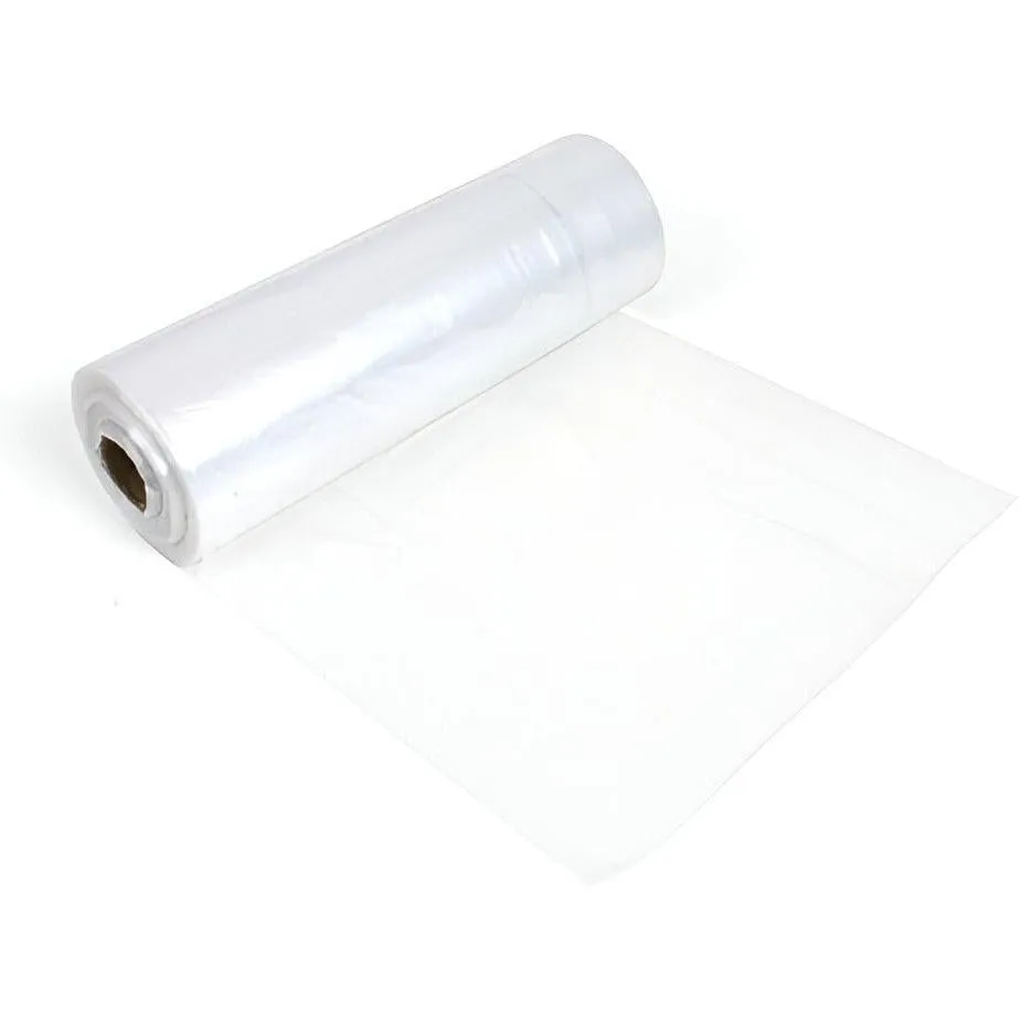 Ritesource - 13" x 20" 0.8 Mil 13 lbs Clear Roll Bags, 2rl/cs, 105cs/sk - 030833