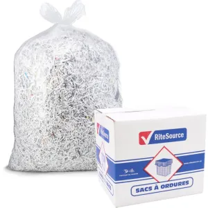RiteSource - 30" x 38" Strong Clear Garbage Bags, 200/Cs - L3038SC