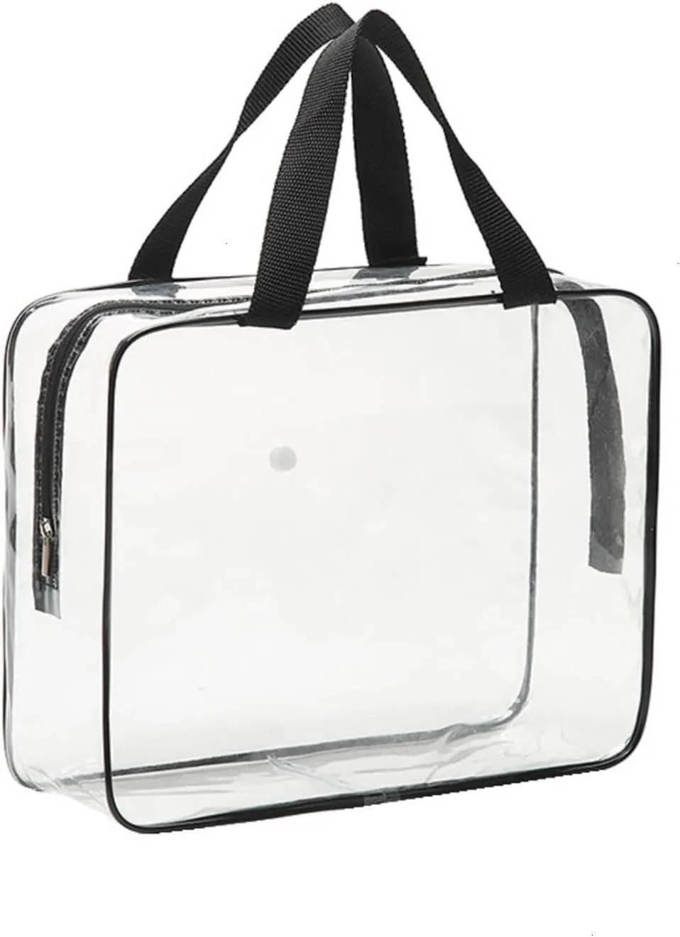 Rocinha Clear Toy Storage Bags Extra Large Durable Plastic Organizer Bags for Toys, Clothes, Blankets Thick & Tear-Resistant, Zipper Closure