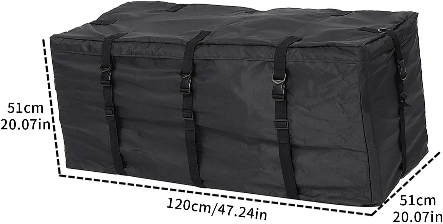 Rooftop Cargo Carrier Bags | 11 Cubic Car Roof Water Resistant Luggage Bag - Updated Car Roof Top Cargo Carrier Bag SUV Rooftop Luggage Travel Bag for All Vehicles with an Anti-Slip Mat