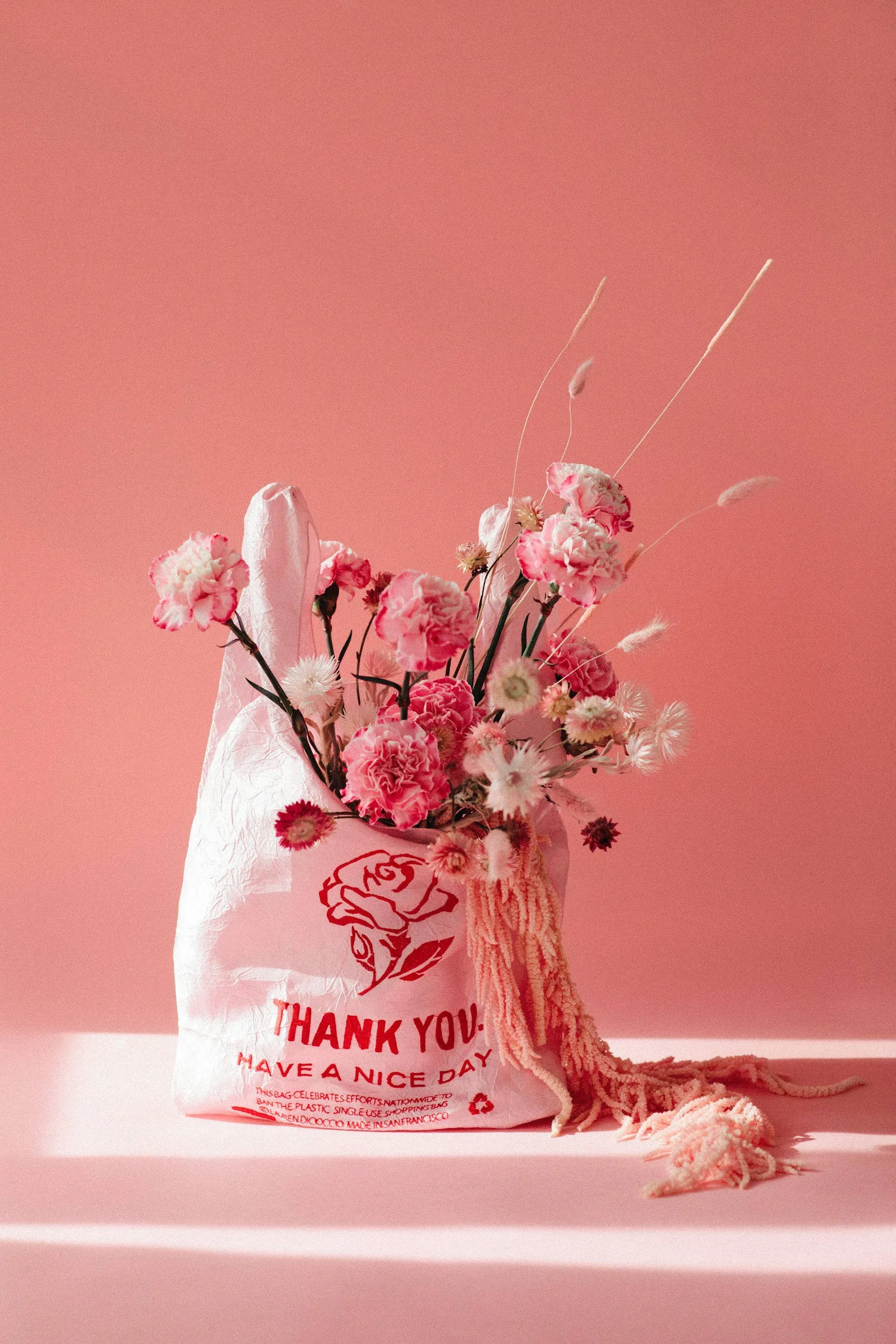 Rose Thank You Tote