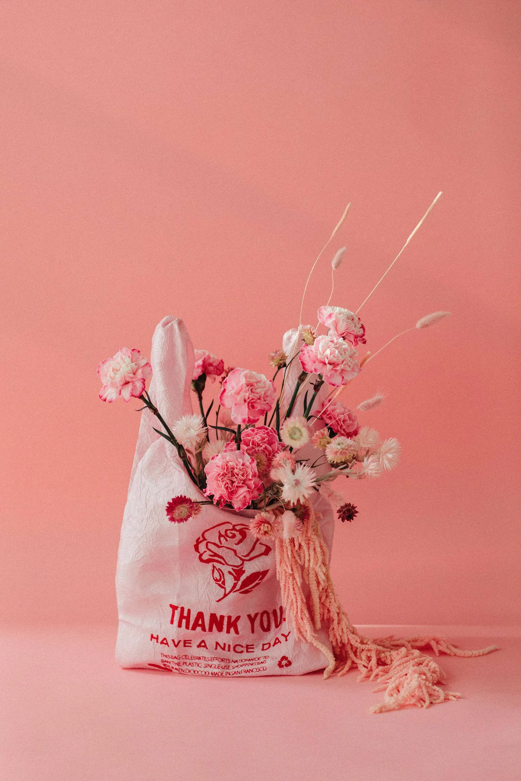 Rose Thank You Tote