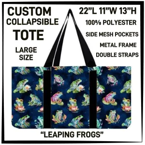 RTS - Leaping Frogs Collapsible Tote