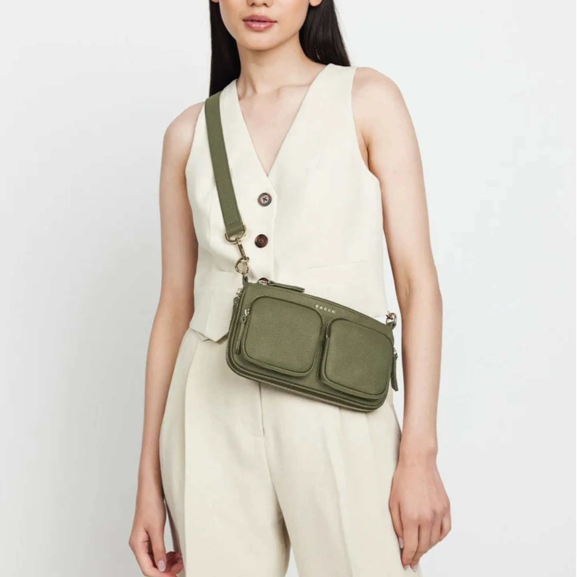 Saben - Nina Crossbody Bag - Cactus
