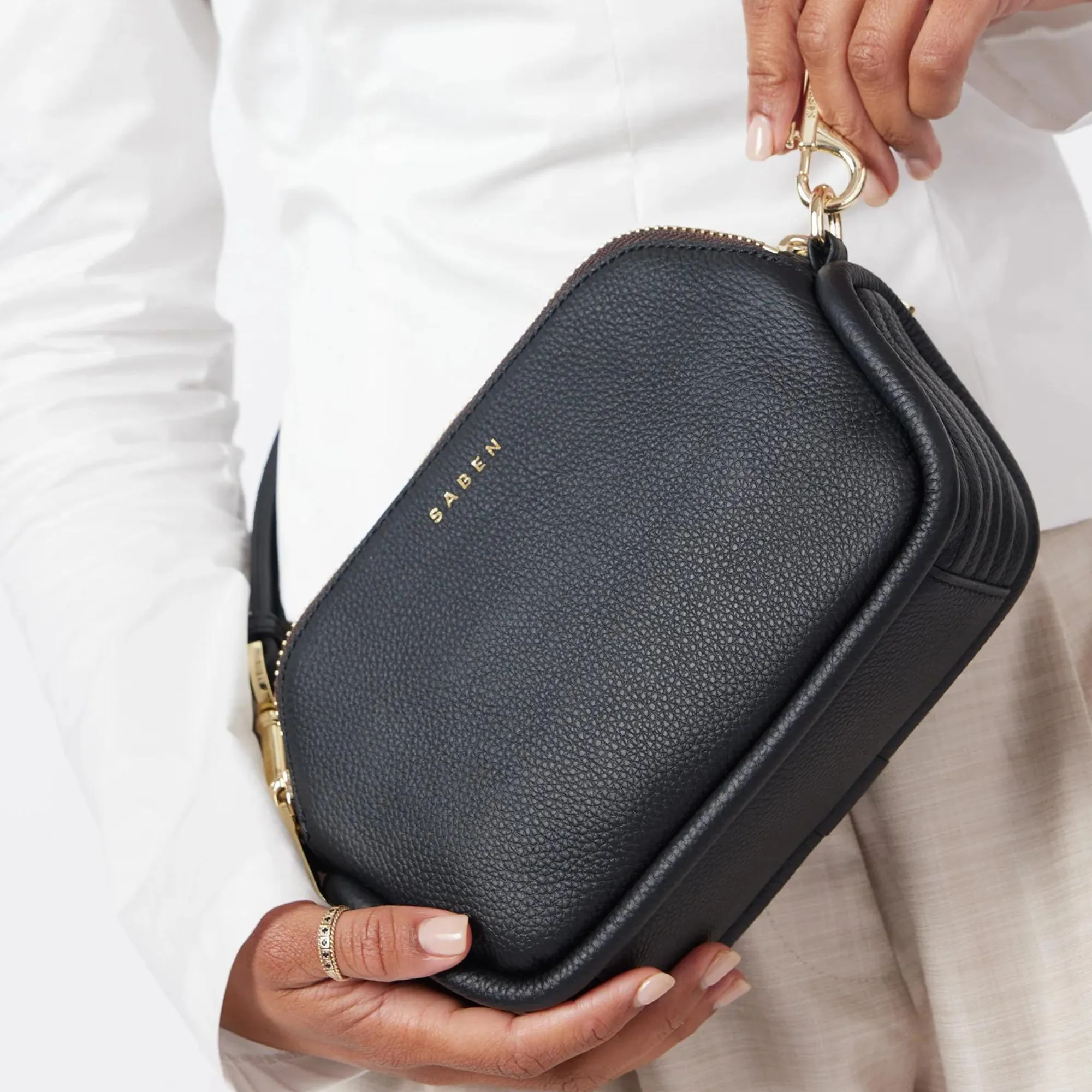 Saben - Odile Crossbody Bag - Black