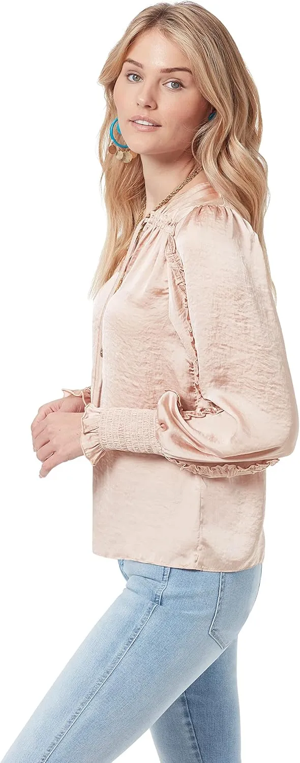 Sam Edelman Women's Varick V-Neck Satin Top