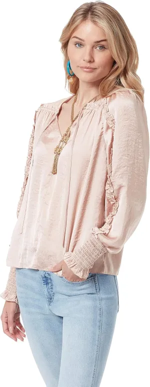 Sam Edelman Women's Varick V-Neck Satin Top