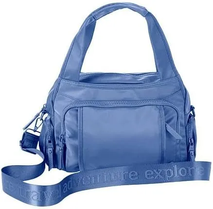 Samantha Brown To-Go Travel Hobo Bag with Removable Crossbody Strap