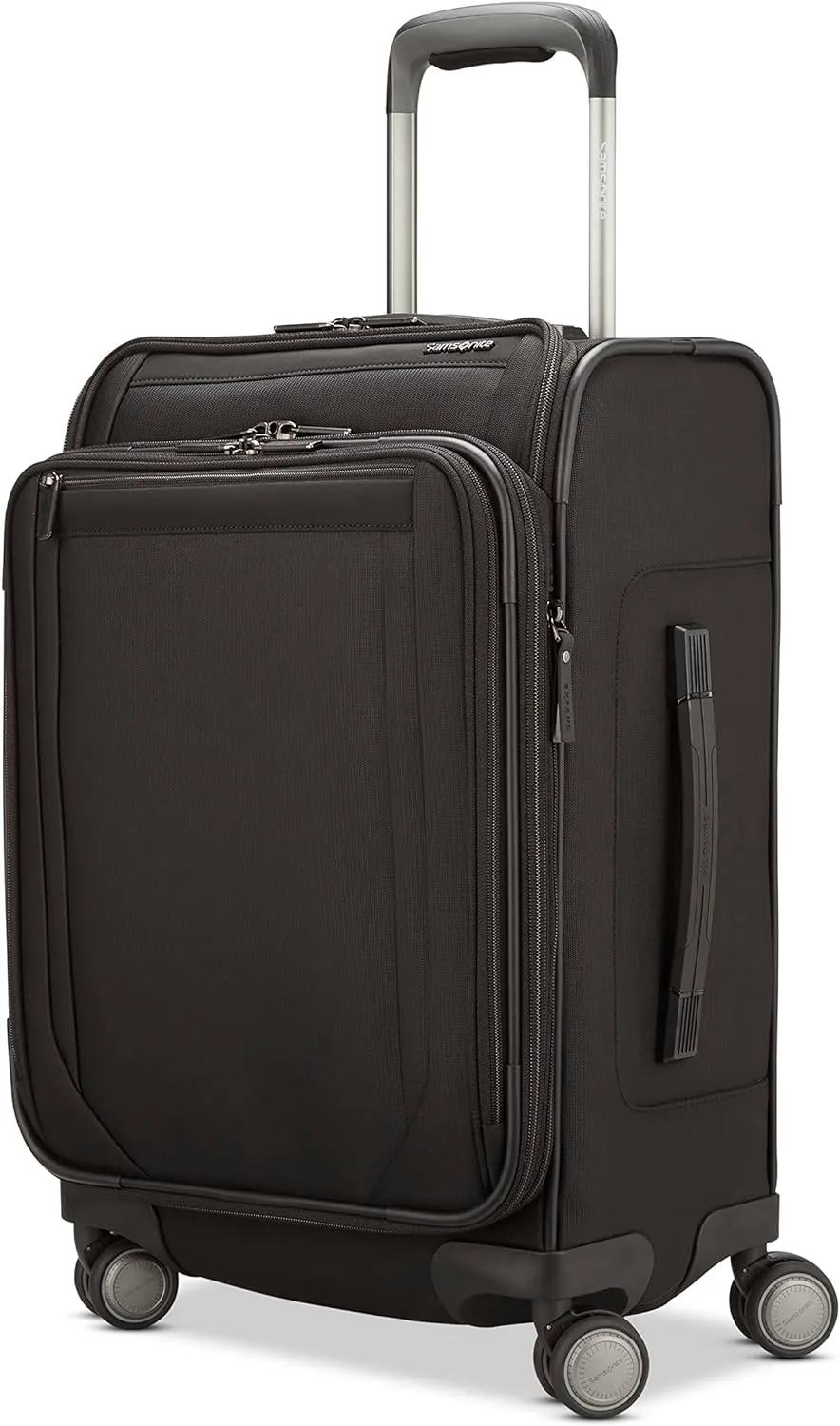 Samsonite Lineate DLX Softside Expandable Luggage with Spinner Wheels, Black, Carry On