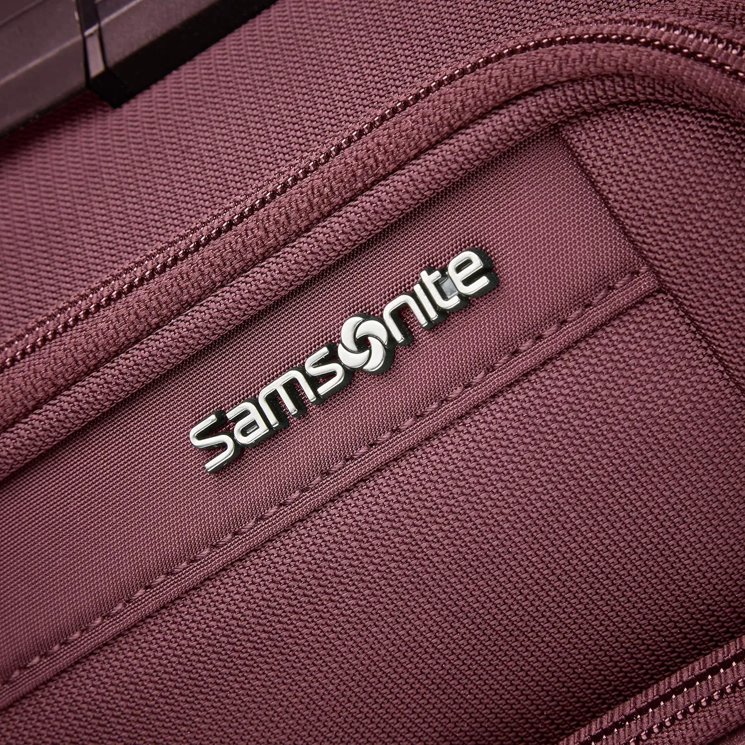 Samsonite Lineate DLX Softside Expandable Luggage with Spinner Wheels, Merlot, Medium Checked