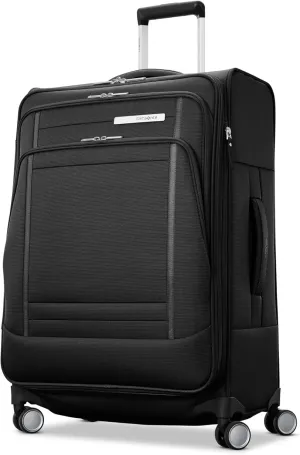 Samsonite UpLIFT 30" Lightweight Softside Luggage with Spinner Wheels - Expandable, Large Checked - Airline-Approved, Polyester Soft Suitcase for Ultra Light Travel - Black