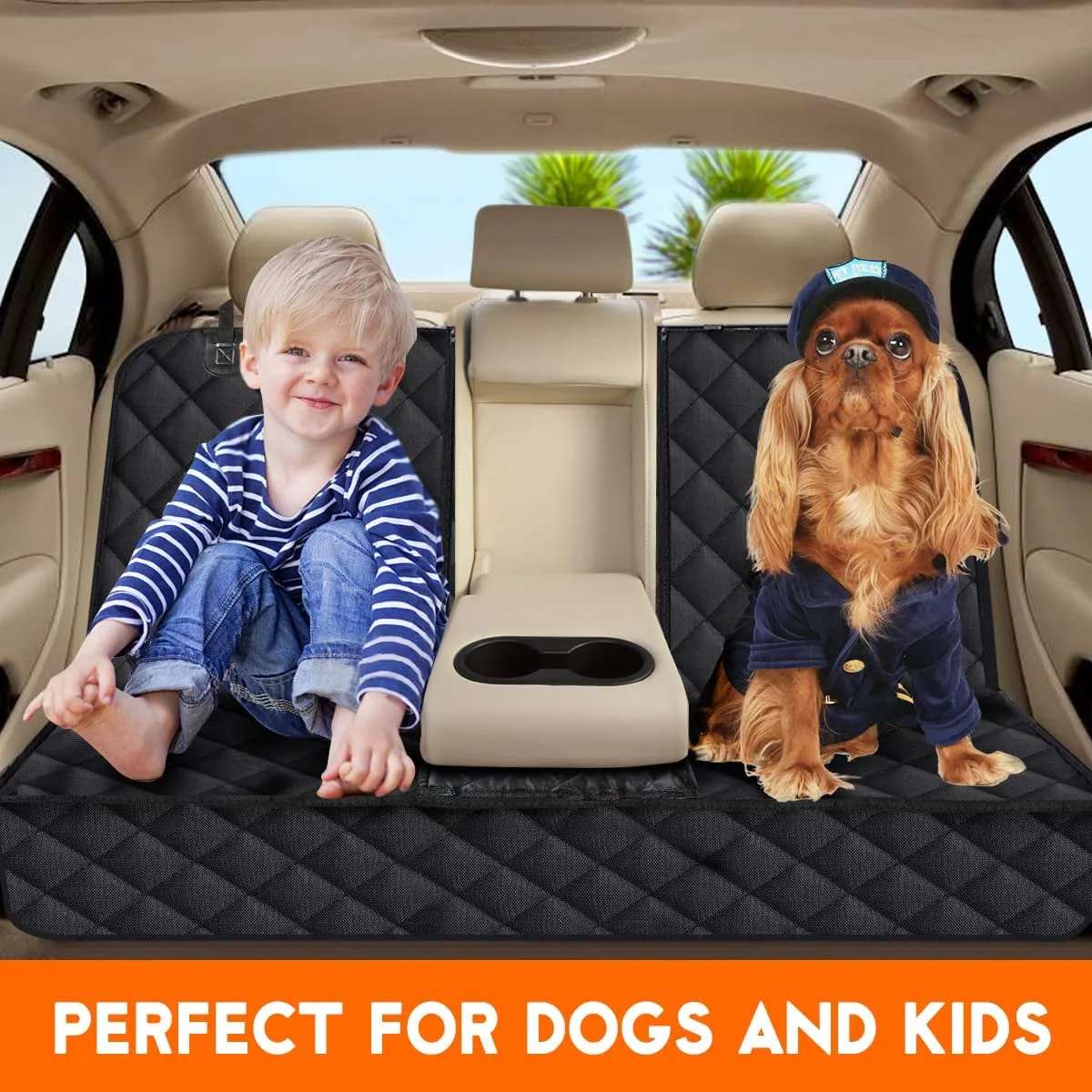 Seat Seat Most Trucks Middle Waterproof Car Seat Cover, Armrest - for Back Bench Car Suvs Cover Black Seat Protector Cover Ending soon Fits Cars Dog Cover, Pet Dogs Advanced Non-Slip Seat Car Reat for