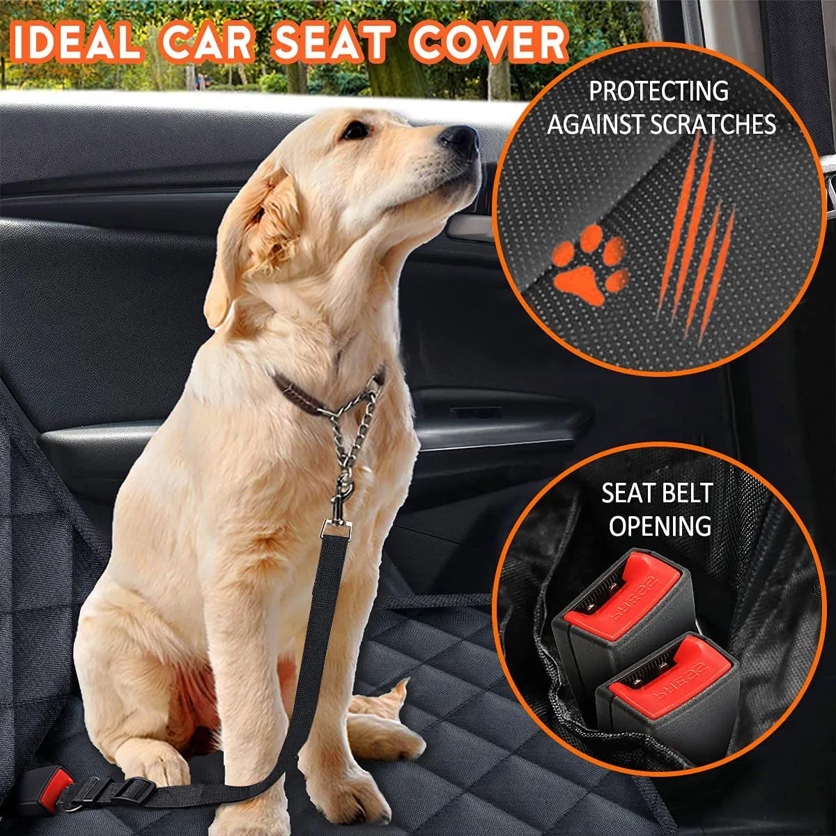 Seat Seat Most Trucks Middle Waterproof Car Seat Cover, Armrest - for Back Bench Car Suvs Cover Black Seat Protector Cover Ending soon Fits Cars Dog Cover, Pet Dogs Advanced Non-Slip Seat Car Reat for