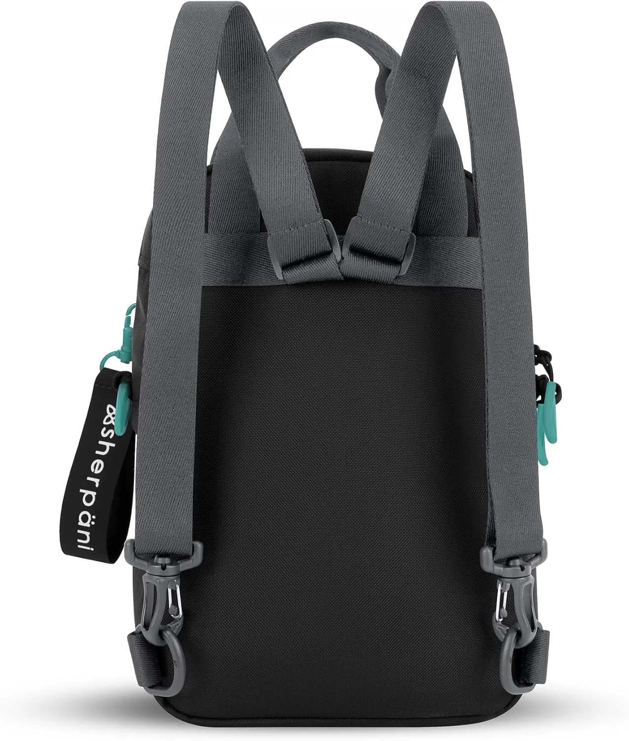 Sherpani Logan, Mini Backpack for Women, Travel Backpack Purse, Nylon Tote Bag for Women, RFID Protection (Moonstone)
