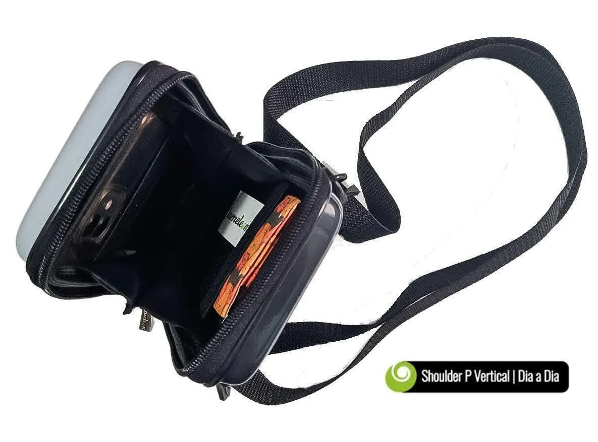 Shoulder Bag P Vertical - Abstrato - Bolsa Pochete Slim - Kameleon