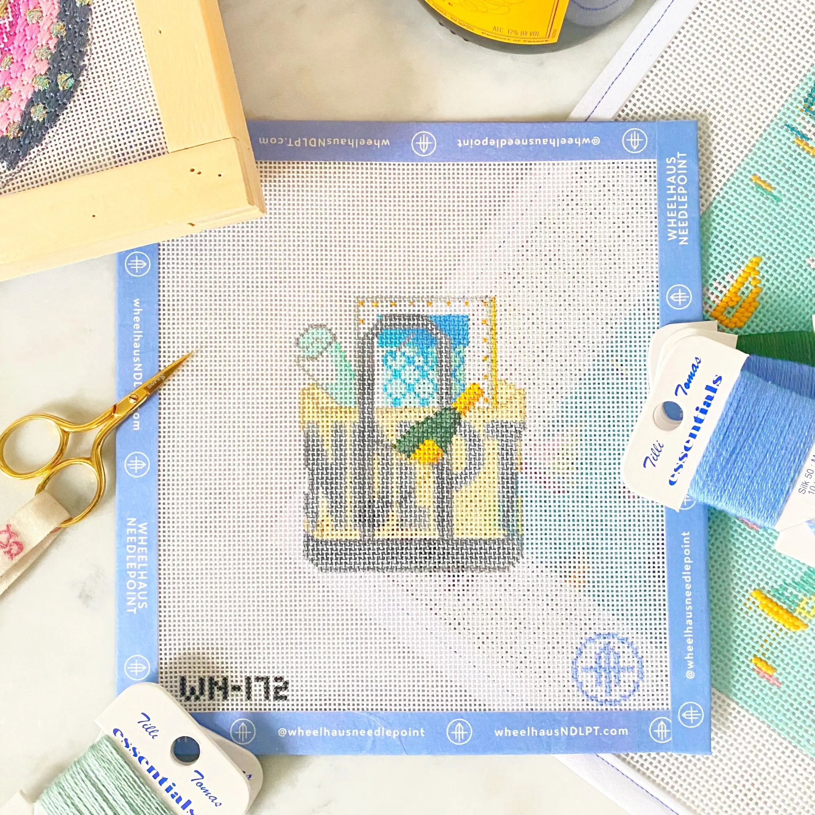 Sip and Stitch Tote - Color Swap