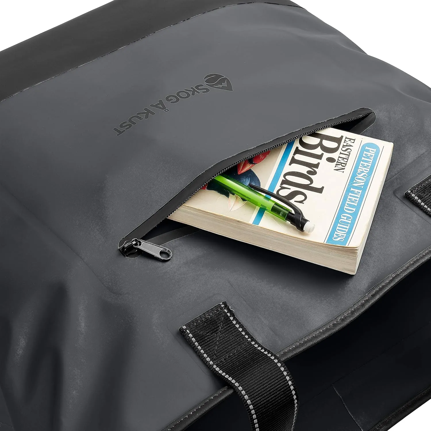 Skog Å Kust ToteSak Waterproof Tote Beach Bag with Airtight Zipper