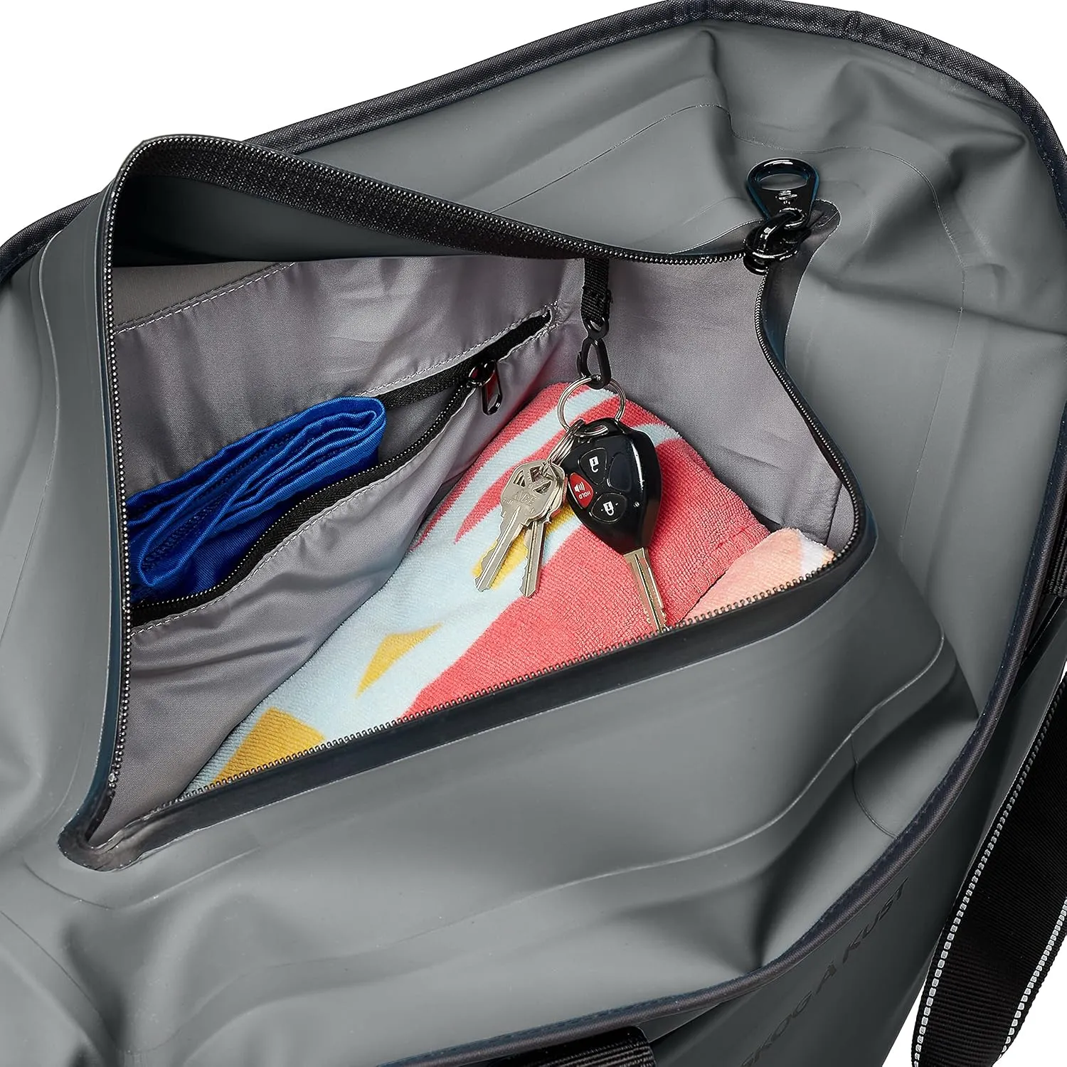 Skog Å Kust ToteSak Waterproof Tote Beach Bag with Airtight Zipper