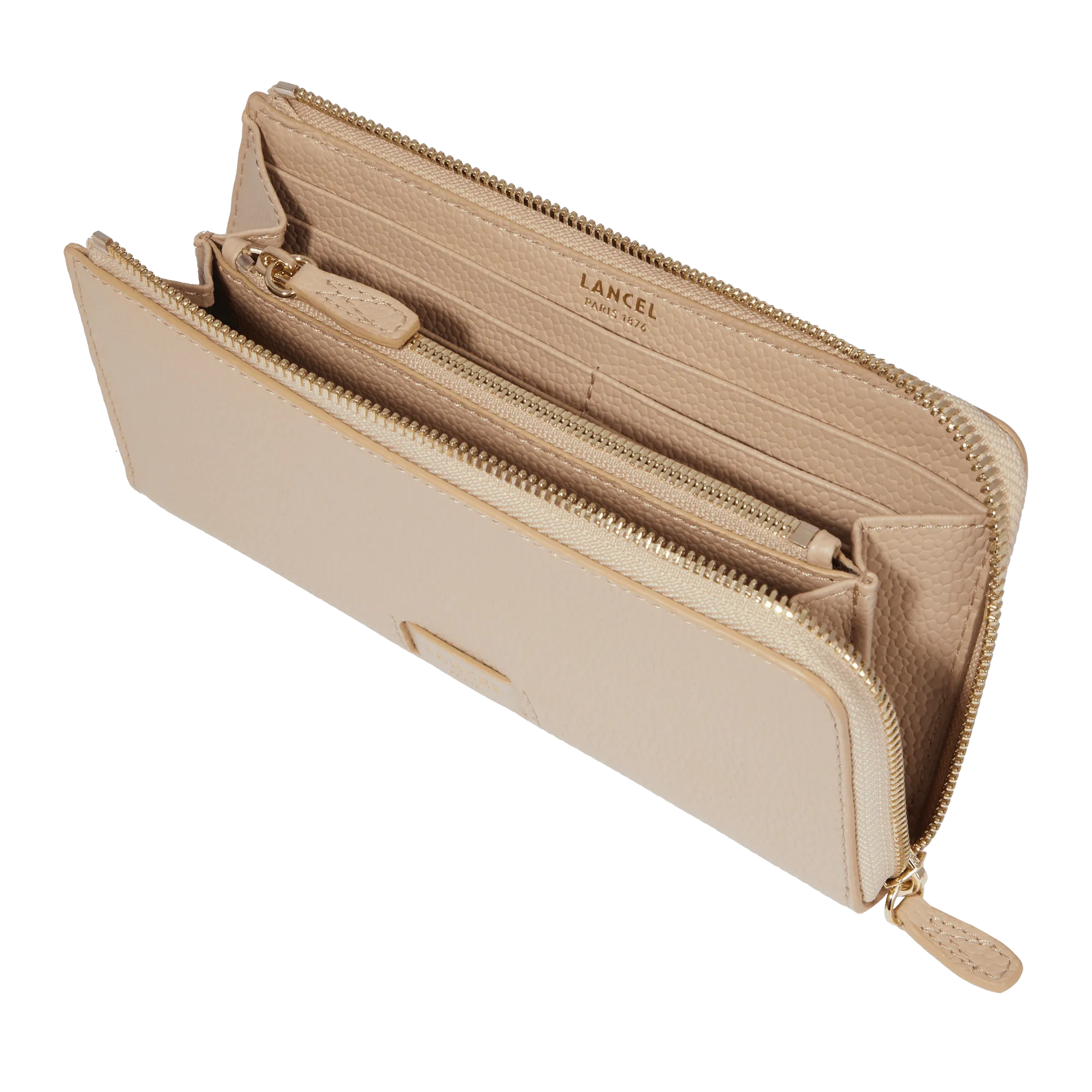 Slim zipped wallet
