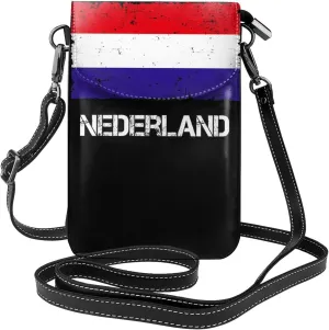 Small Cell Phone Purse Pu Leather Crossbody Cell Phone Bag Women Handbags With Shoulder Strap Holder Wallet Phones