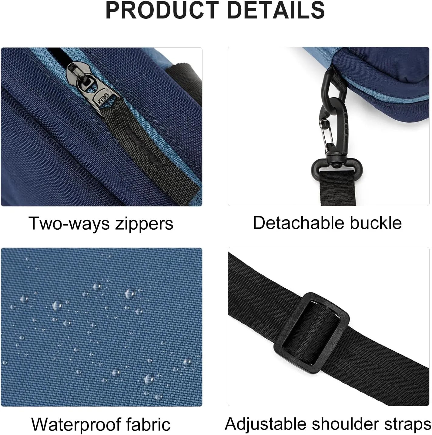 Small Crossbody Bag Side Shoulder Bag For Men, Women Mini Messenger Bag
