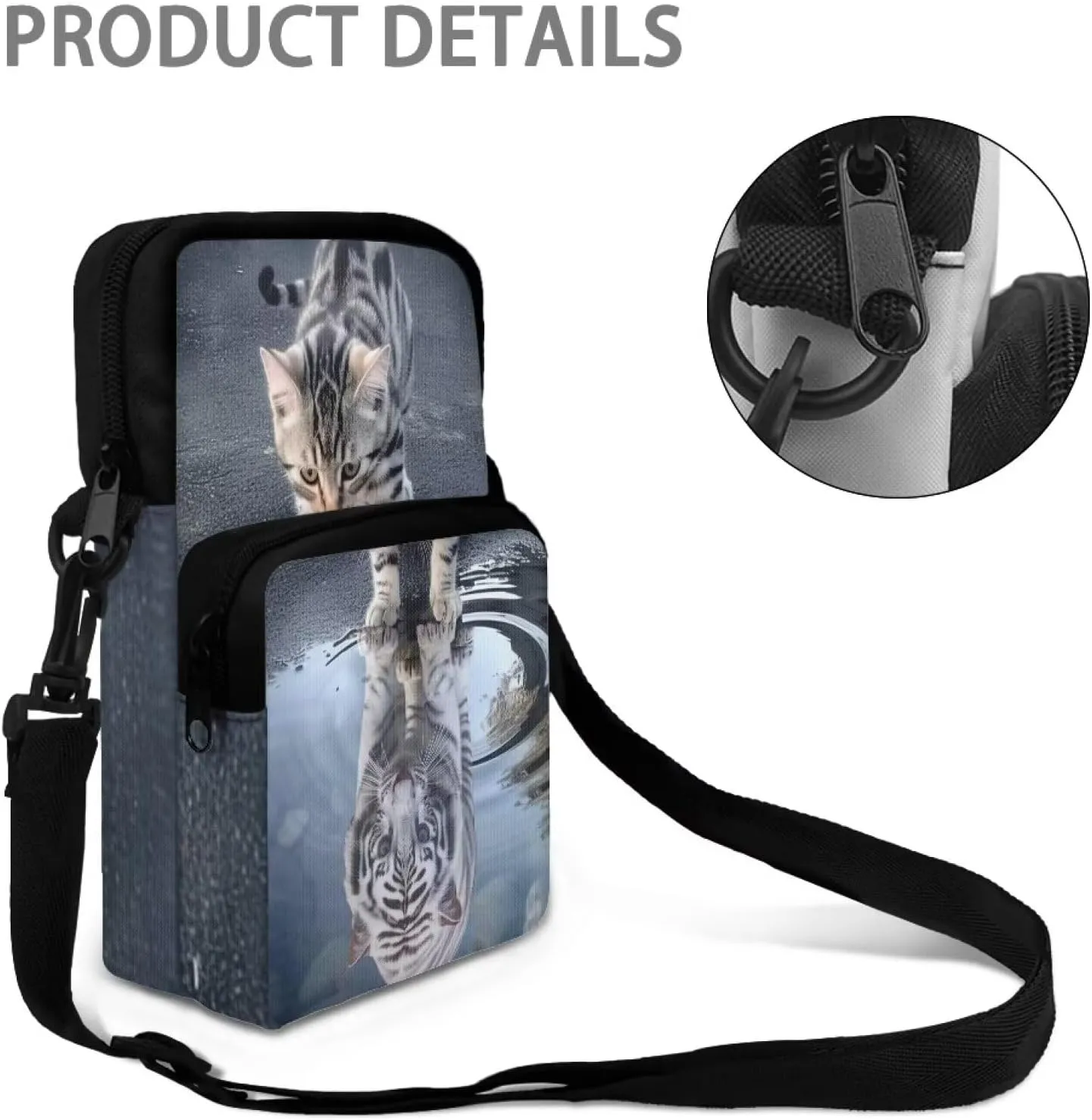 Small Crossbody Bags for Women Travel Zipper Cell Phone Bag with Strap