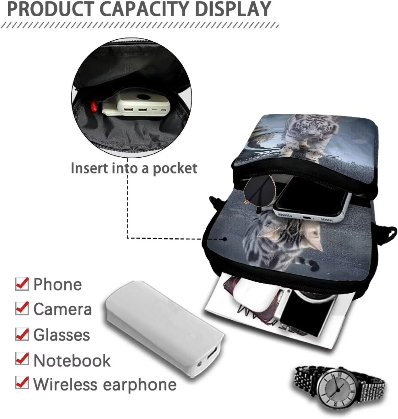 Small Crossbody Bags for Women Travel Zipper Cell Phone Bag with Strap