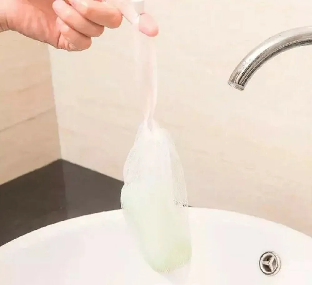 Soap Saver Bags - 10 Mesh Soap Pouch Holders - Cleansing Foaming Nets
