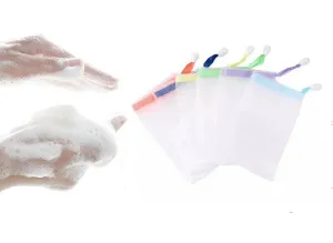 Soap Saver Bags - 10 Mesh Soap Pouch Holders - Cleansing Foaming Nets