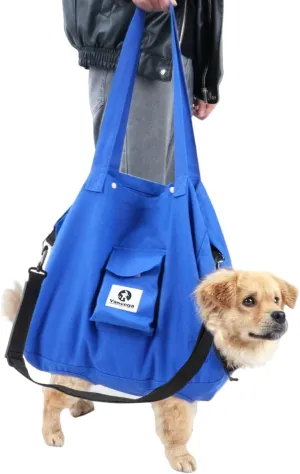 Soft Cat Dog Carrier Bag with Padded Cushion, Cat Sling Pouch Pet Carrier for Cats and Small Dogs 16-30 lbs