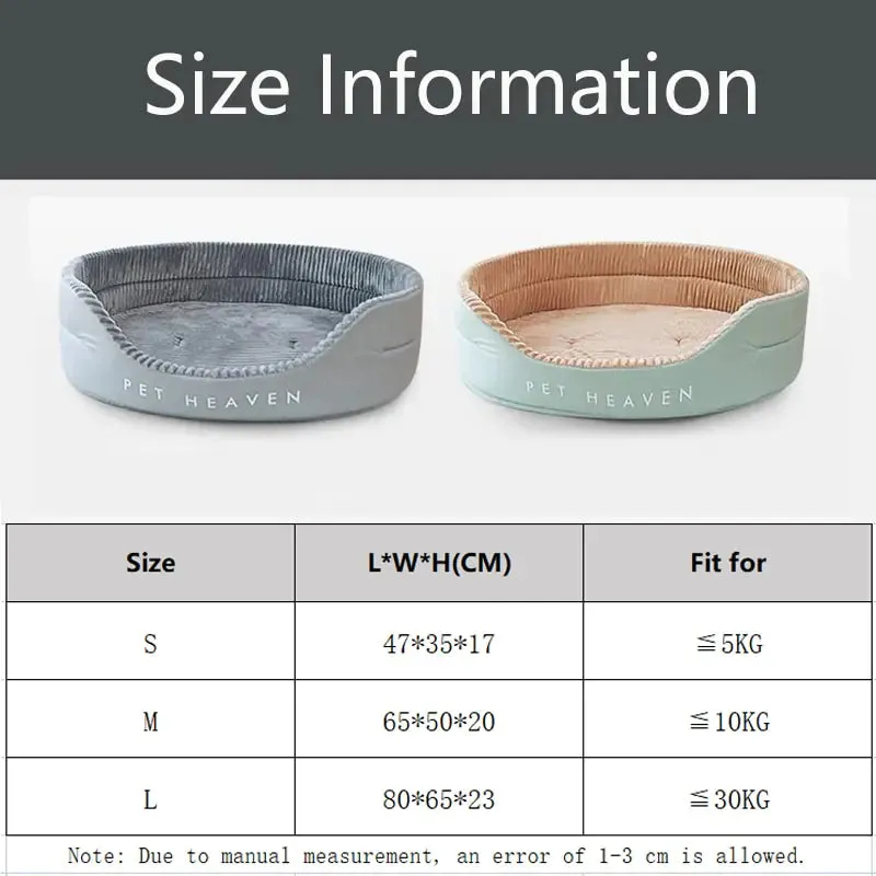 Soft Double-Side Pet Cat Dog Bed