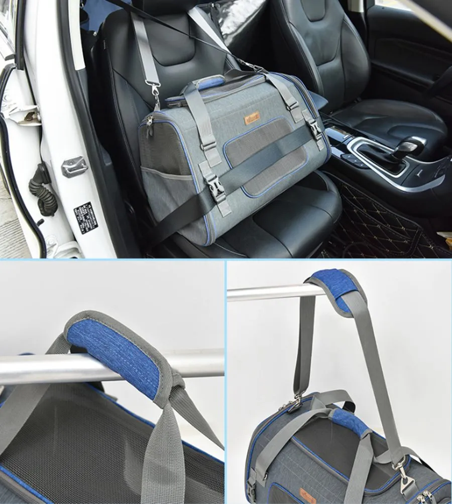 Soft Sided Foldable Dog Travel Bag