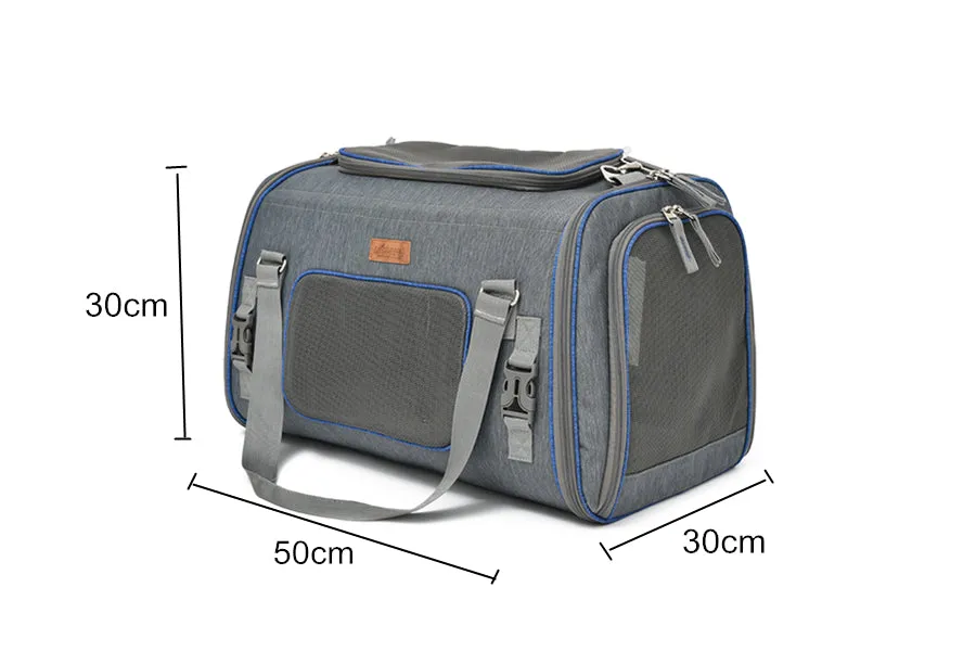 Soft Sided Foldable Dog Travel Bag