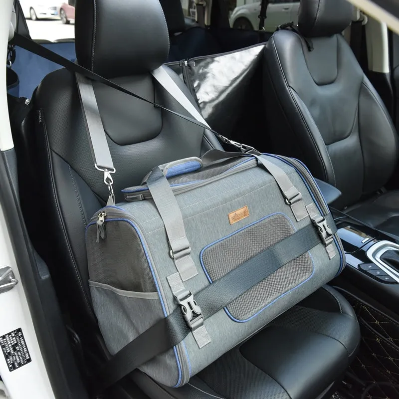 Soft Sided Foldable Dog Travel Bag