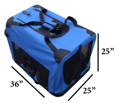 Soft Sided Portable Pet Crates / Carriers