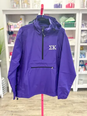 Sorority Embroidered Rain Jacket - WHOLESALE