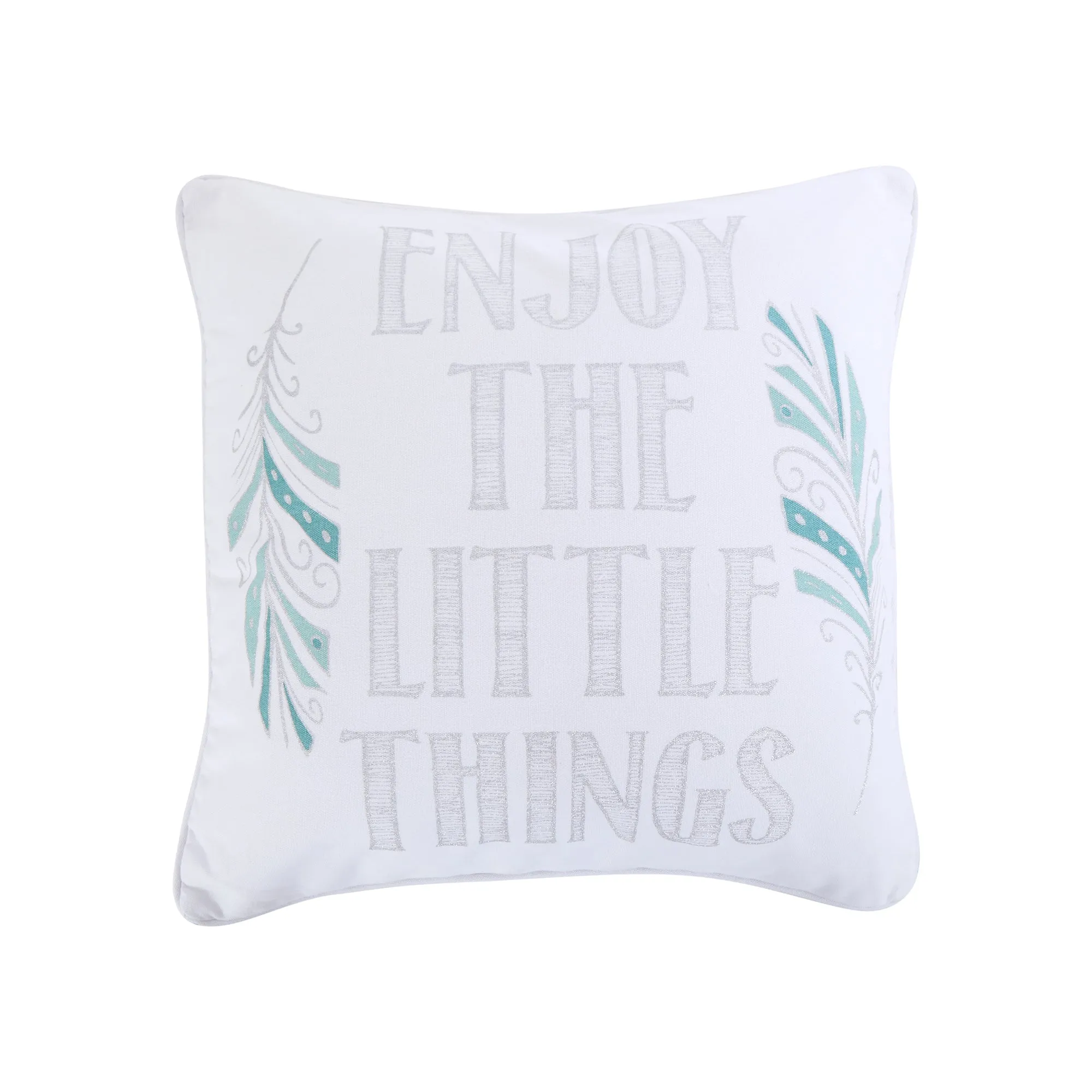 Spa Pintuck Enjoy the Little Things Pillow