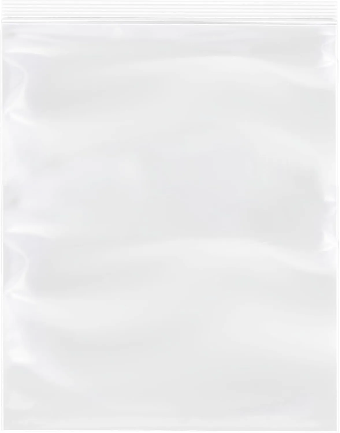 Spartan Industrial - 10" X 13" (100 Count) Quart Clear Reclosable Zip Plastic Poly Bags with Resealable Lock Seal Zipper - 2 Mil