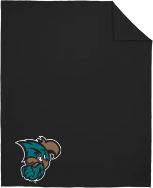 Sport Your Gear Coastal Carolina Chanticleers Prime Logo Comfortable Stadium Fleece Throw Blanket 50x60