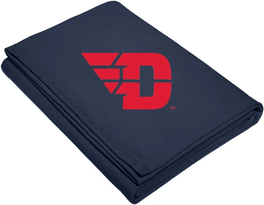 Sport Your Gear Dayton Flyers Prime Logo Comfortable Stadium Fleece Throw Blanket 50 x 62