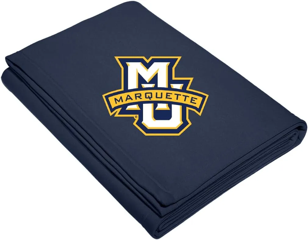 Sport Your Gear Marquette Golden Eagles Prime Logo Comfortable Stadium Fleece Officially Licensed Game Day, Tailgating Throw Blanket 50" X 60"