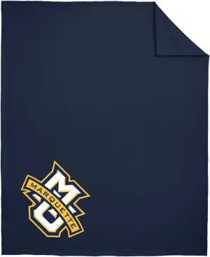 Sport Your Gear Marquette Golden Eagles Prime Logo Comfortable Stadium Fleece Officially Licensed Game Day, Tailgating Throw Blanket 50" X 60"