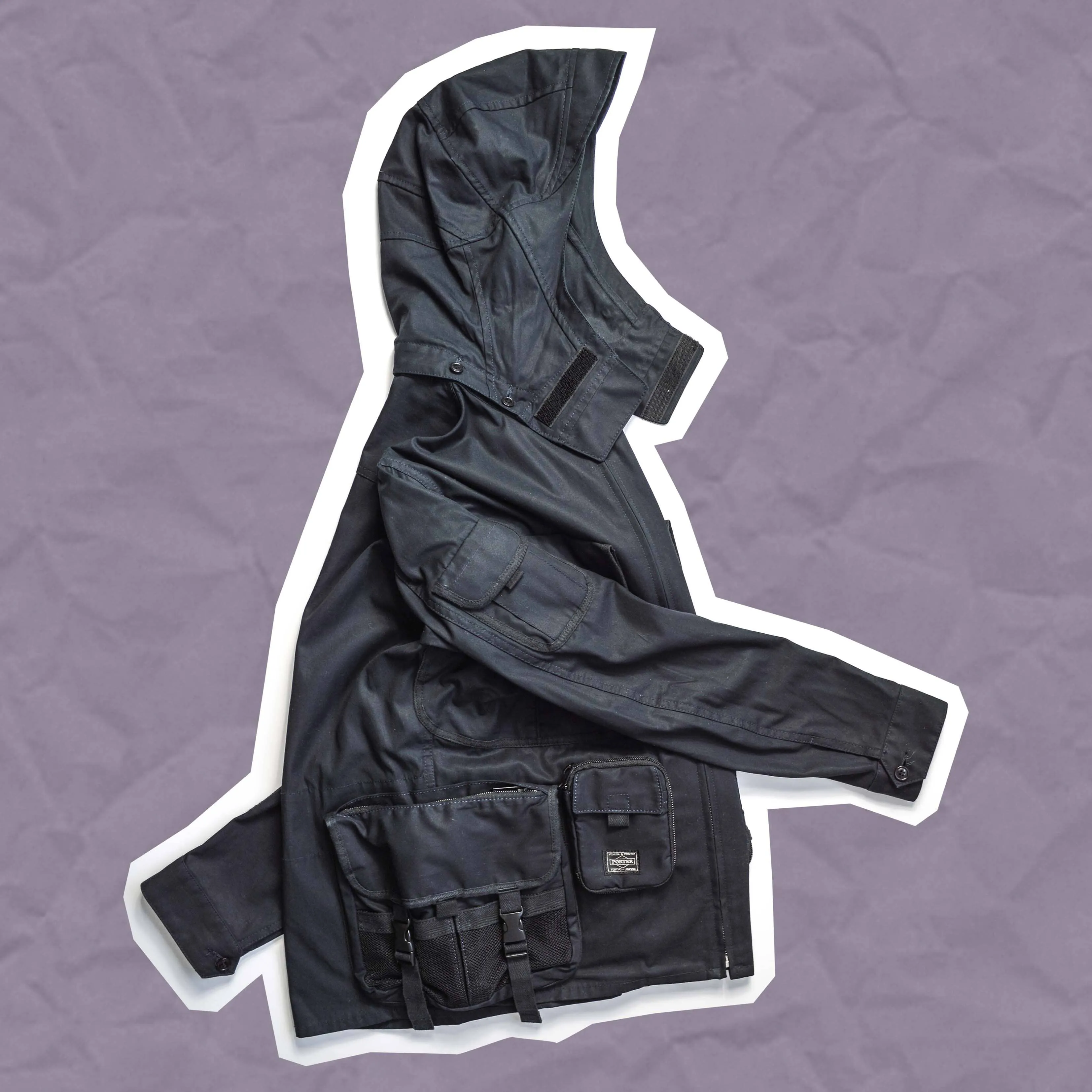 SS09 Deep Navy Utility Cargo Jacket (~S~)