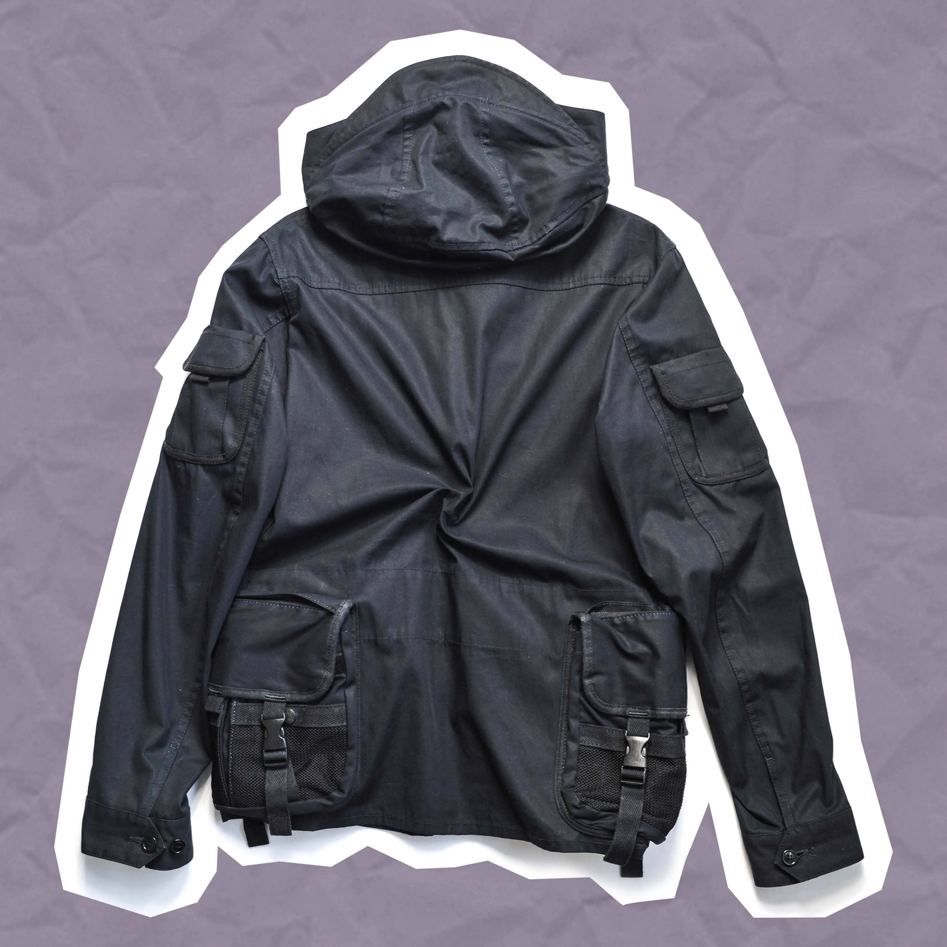 SS09 Deep Navy Utility Cargo Jacket (~S~)