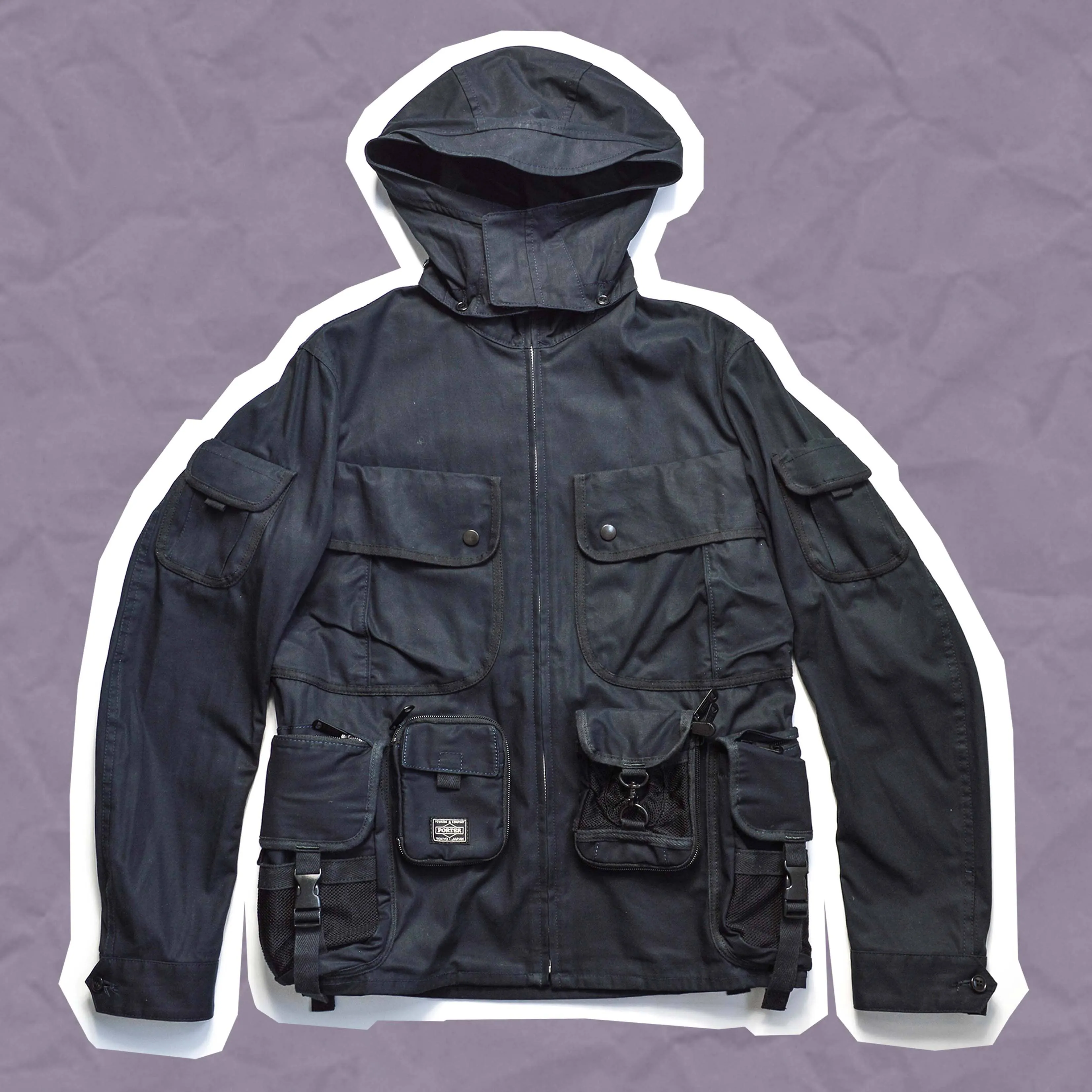 SS09 Deep Navy Utility Cargo Jacket (~S~)