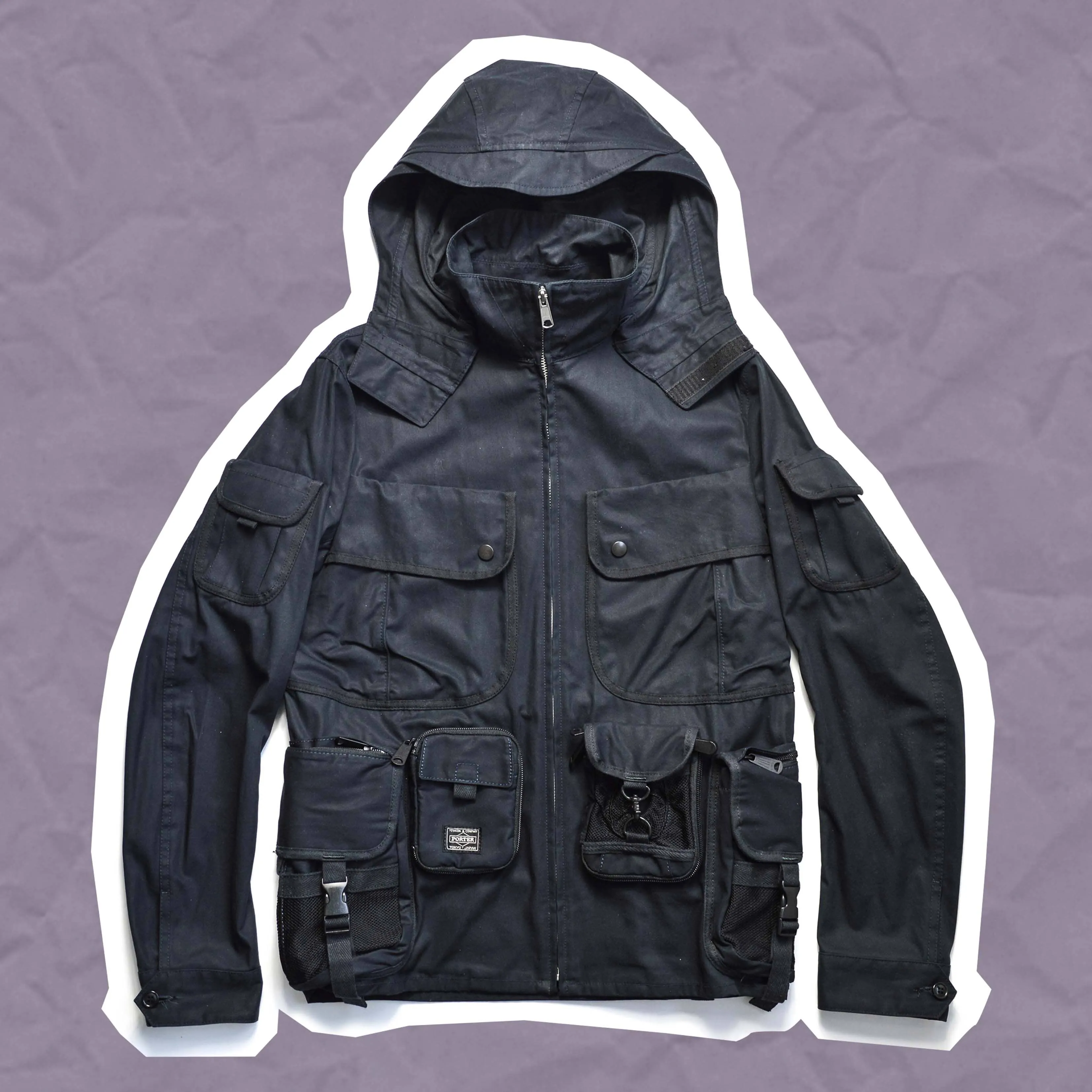 SS09 Deep Navy Utility Cargo Jacket (~S~)