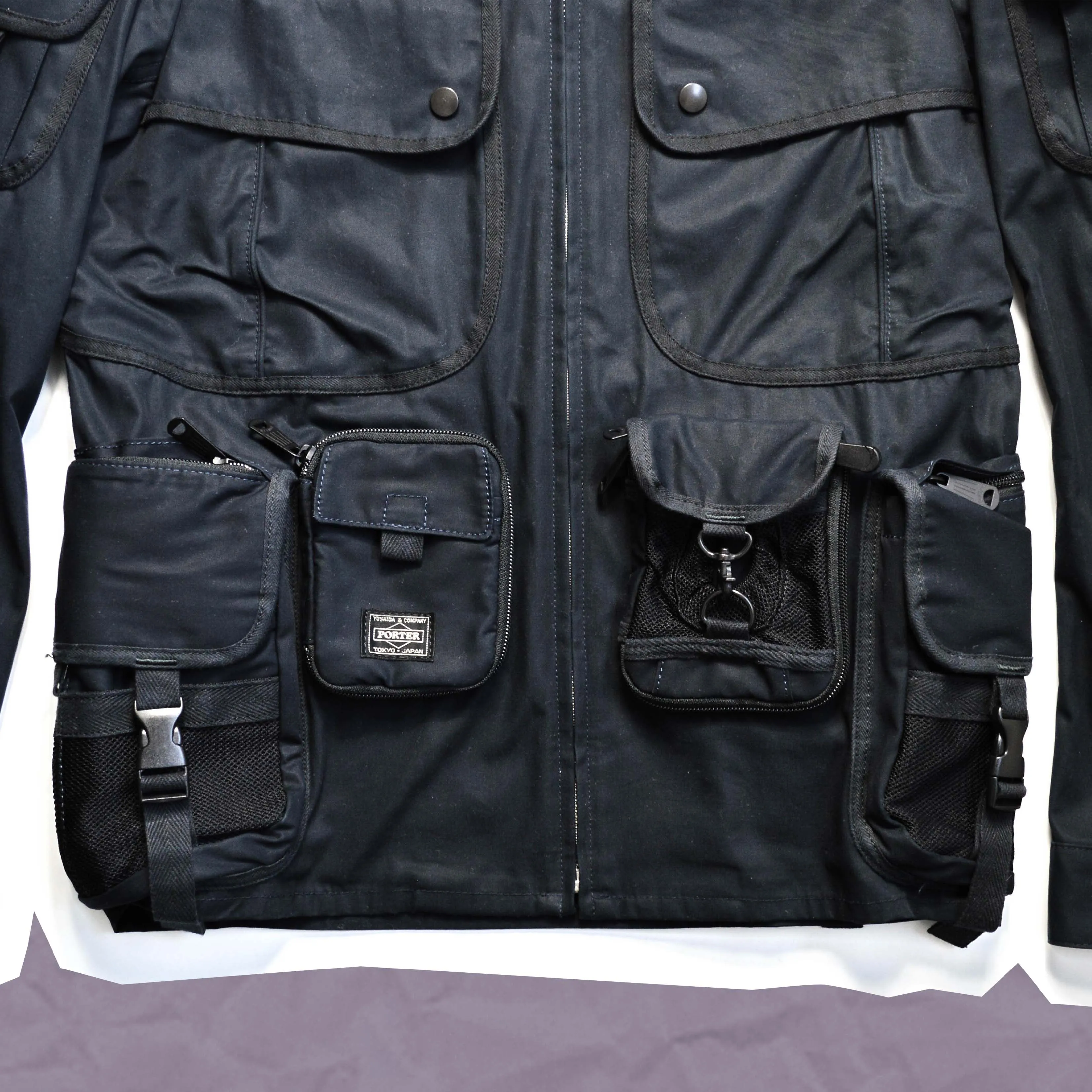 SS09 Deep Navy Utility Cargo Jacket (~S~)