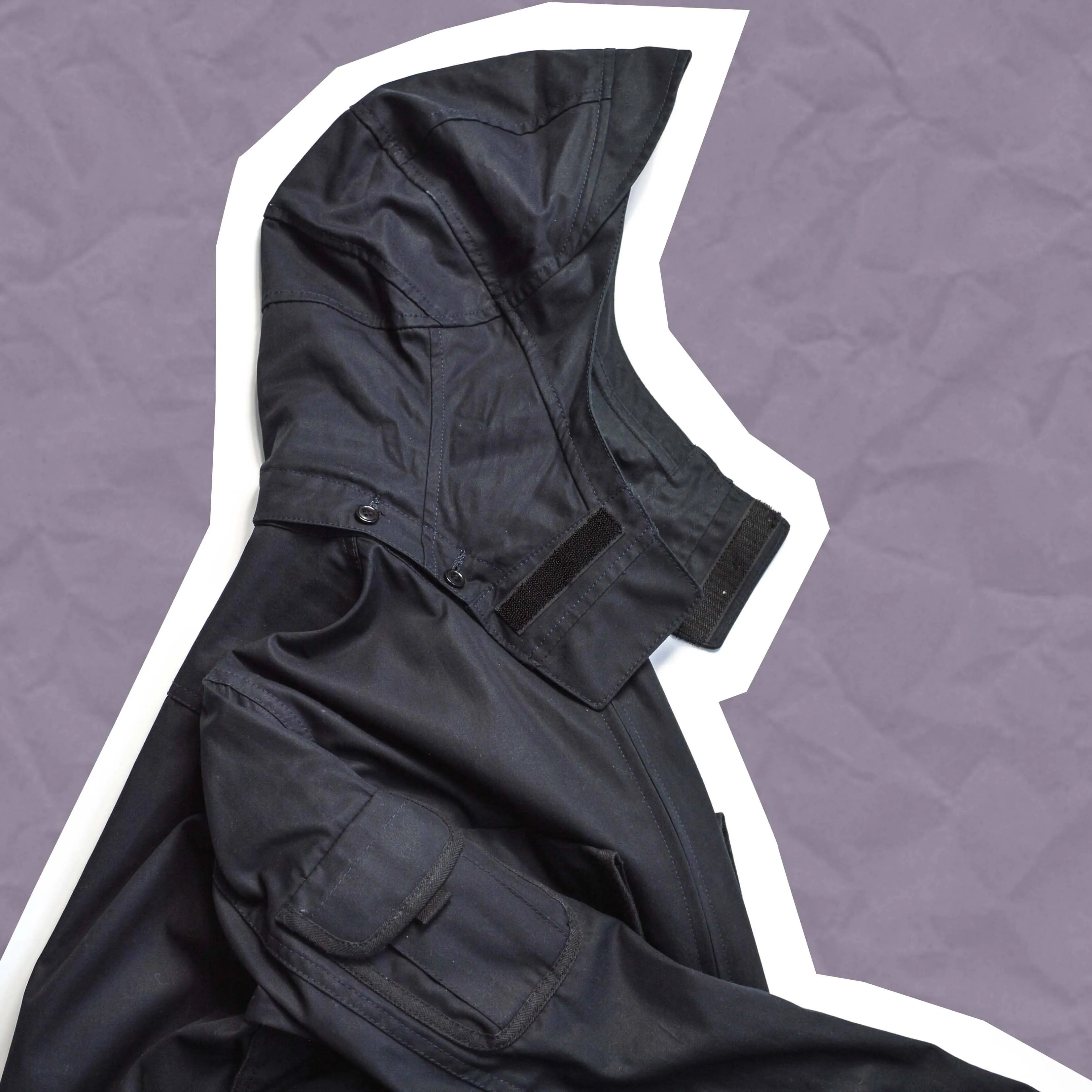 SS09 Deep Navy Utility Cargo Jacket (~S~)